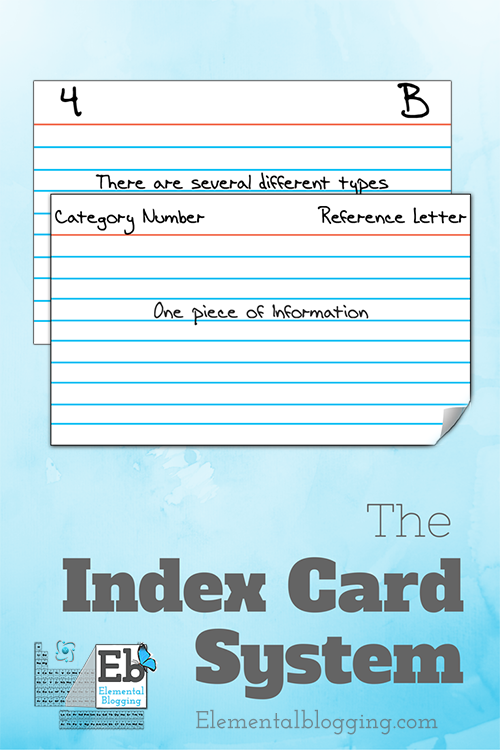 Index Card Method