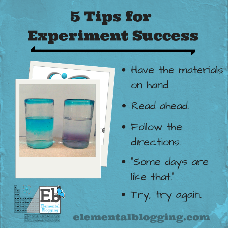 5 Easy Tips for Experiment Success | Elemental Blogging
