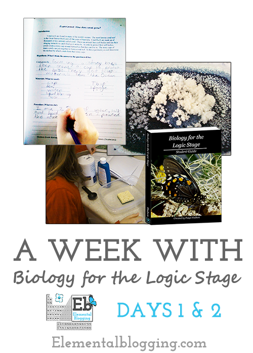 A Week with Biology for the Logic Stage from Elemental Science