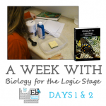 Elemental Science’s Biology for the Logic Stage: Day 1 & 2