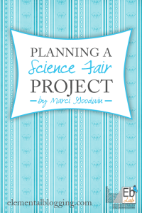 How to plan a science fair for your homeschool group by Marci Goodwin at Elemental Blogging