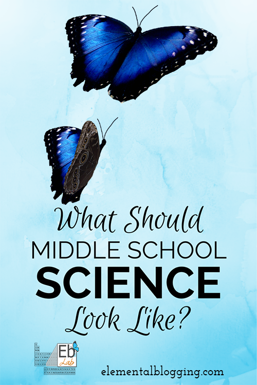 What should middle school science look like? Learn your goals and tools along with how to put them together at Elemental Blogging