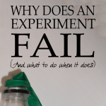 Why does an experiment fail? (And what to do when it does)